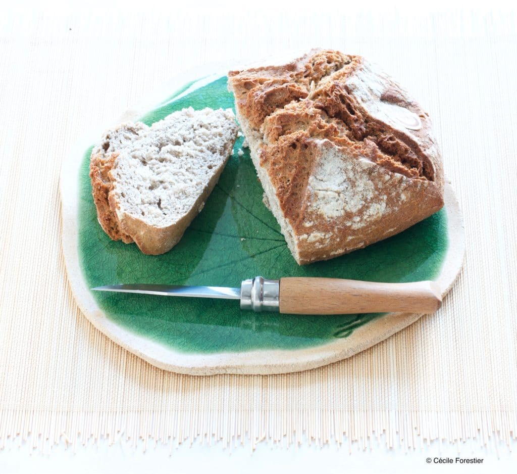 pain opinel plateau poterie